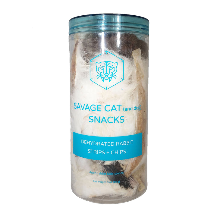 Savage-Cat-and-dog-Snacks-Dehydrated-Rabbit-Strips-Chips
